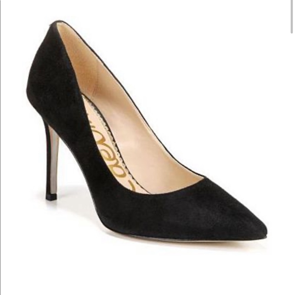 Sam Edelman suede pumps in black